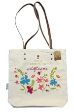 Karma Cotton Canvas Book Bag Spread Kindness Reusable Shopping Bag