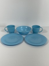 Step 2 Pretend Play Kitchen Replacement Dish Modern Cook Plastic Blue Plate Cup