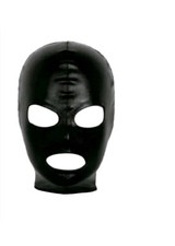 Gesichtsmaske mit Reißverschluss Lederoptik ...
