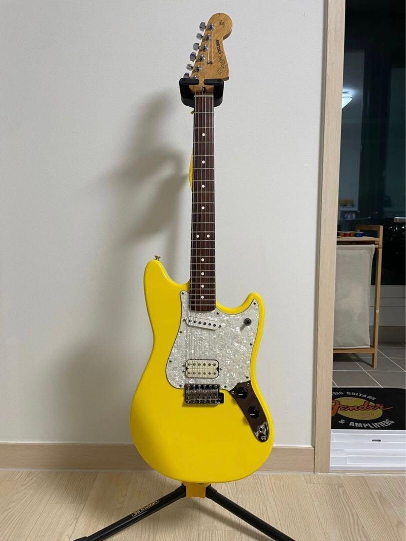 ギター Fender Mexico Cyclone Fender Cyclone Electric Guitar Yellow Finish Mexico From