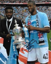 Manchester City Yaya Toure Autographed Signed 8x10 MLS Photo COA