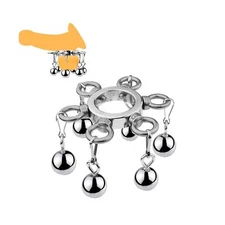 Adjustable Stainless Steel Ball Stretcher Testicle Press, Metal Ball Testicle...