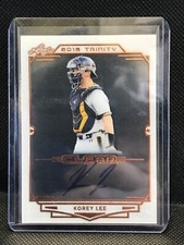 2019  LEAF TRINITY Baseball  Korey Lee  RC CLEAR ACETATE AUTO