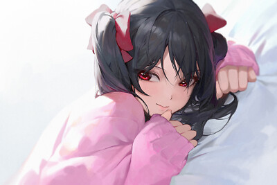 Anime girls art 2d portrait love live yazawa nico long CCG Gaming Mat Desk