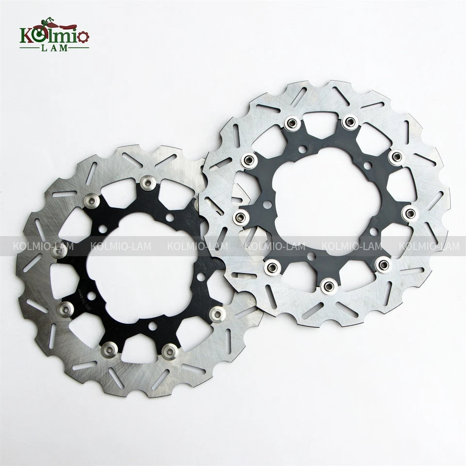 Rotores de disco de freno delanteros aptos para Suzuki GSR400 GSR600 V-Strom 650 GSX650F Foto 3 de 4