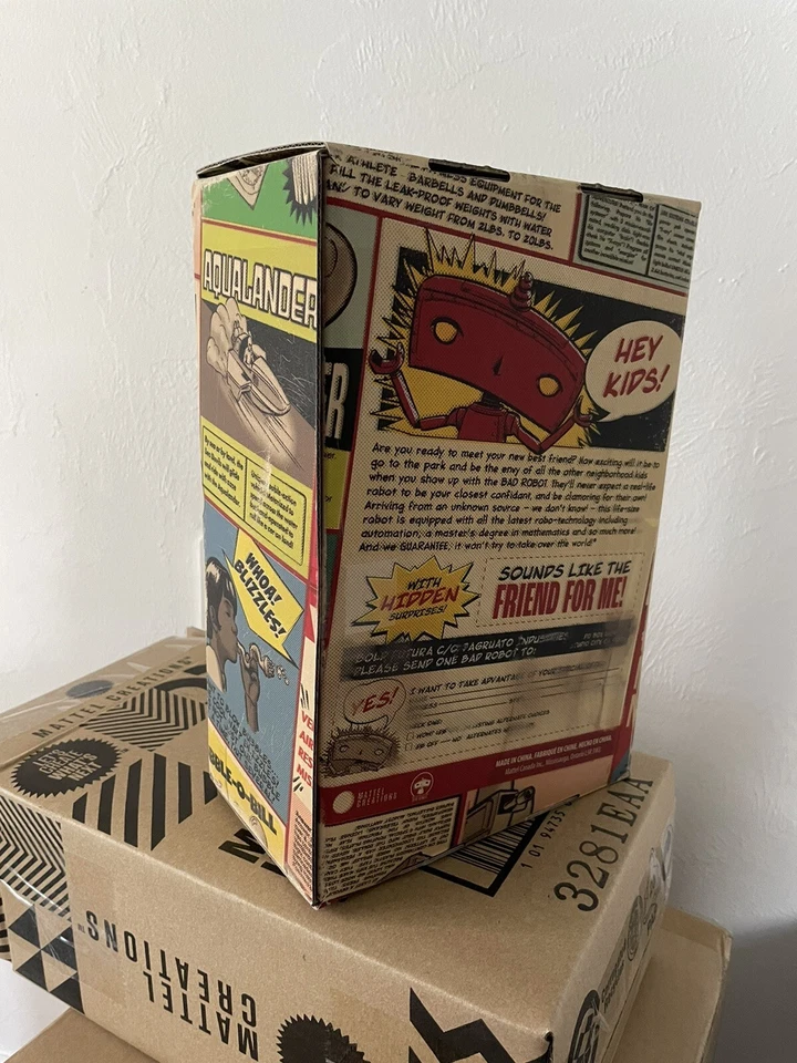 SDCC 21 BAD ROBOT PREMIUM FIGURA DE ACCIÓN MATTEL CREACIÓN EN MANO LIMITADA NUEVO Foto 2 de 4