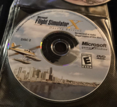 Microsoft Flight Simulator X Deluxe Edition Game For Windows PC DVD No Manual