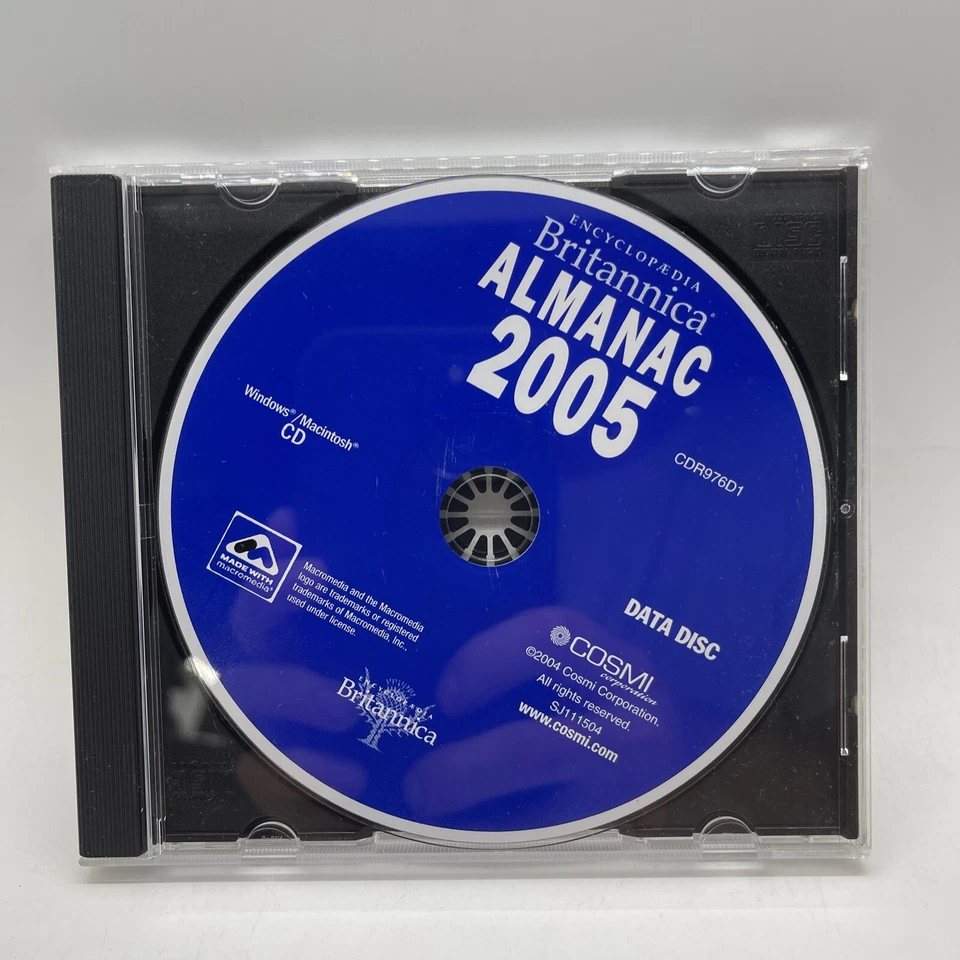 Britannica Almanac 2005 Win Mac (CD-Rom Software PC) - Image 4 of 4