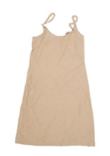 Chantelle Soft Stretch Full Slip Tan Brown Nude Scoop Neckline Womens M/L