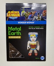 Metal Earth Legends Wonder Woman Justice League Steel Model Kit Puzzle 3D