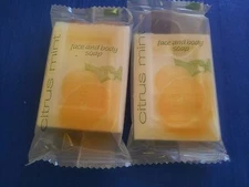 (10 BARS) SOAP BARS 1.1 oz  CITRUS MINT BATH & FACE UPSCALE SIGNATURE COLLECTION