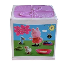 Peppa Pig Pet Surprise Box 3.1” Cube, 6 Surprise Incl Figures, Pets, Accessories
