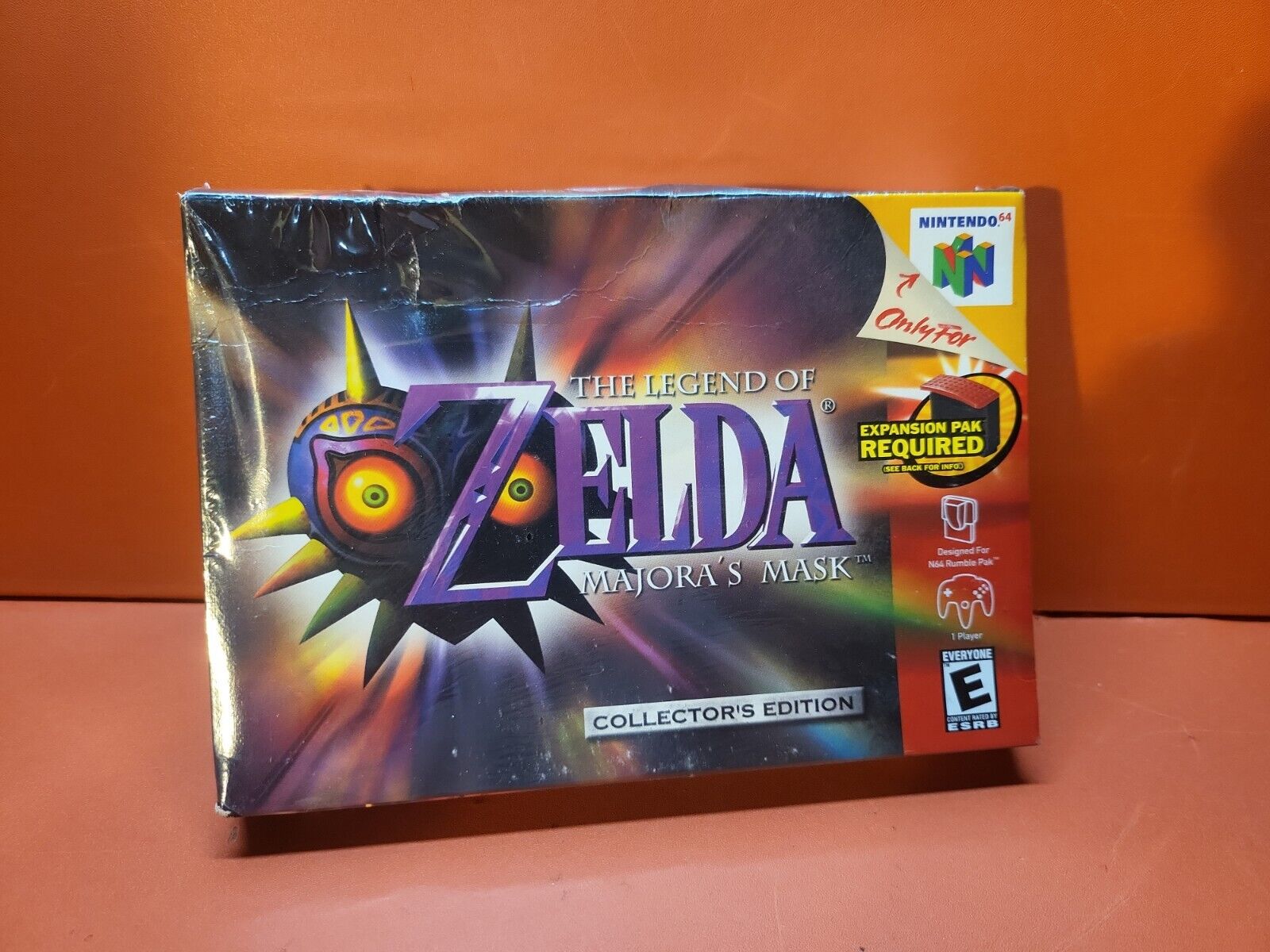 The Legend of Zelda Majora's Mask N64 Nintendo 64 Authentic Gold