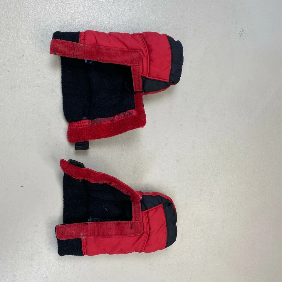 Kombi Mittens Youth XS Boy Girl Red Black Easy On Mitt Snow Ski Winter - Image 3 of 4