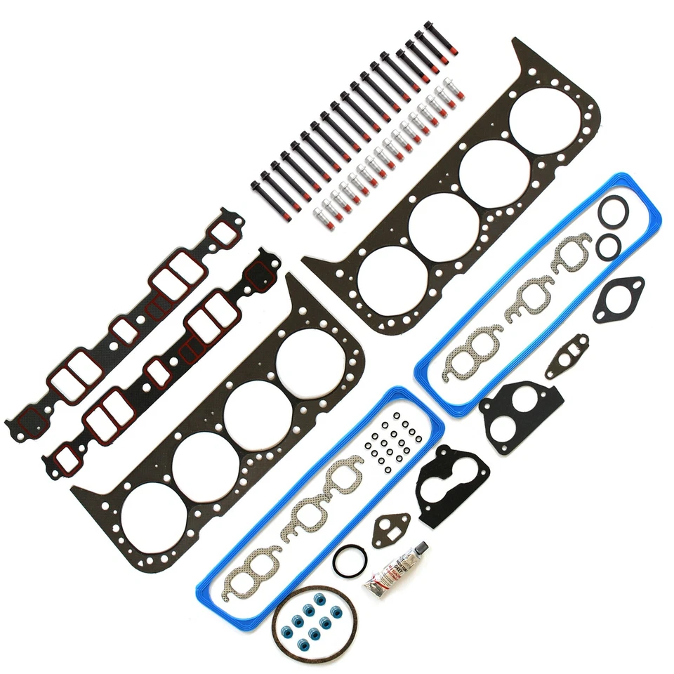 Head Gasket Set Head Bolts 1987-1994 Fit for Chevrolet Blazer 5.7L 350CID V8 - Image 2 of 4