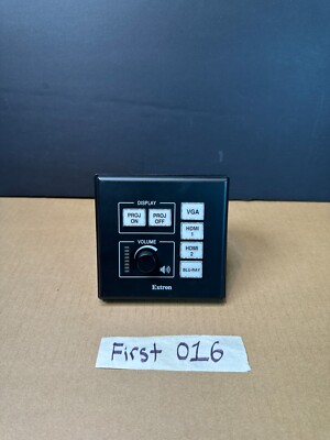 Extron 70-1097-02 SMB 112 Two-gang Black Surface Control Panel!!!