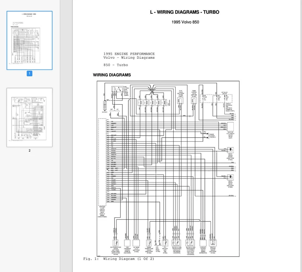Volvo 850 (1995-1997) manuale officina workshop manual on cd - Immagine 4 di 4