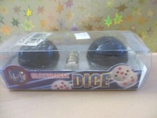 Chiasso Streamline ELECTRONIC DICE batteries red light BDC101 vintage retro NIB