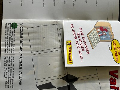 ALBUM PANINI MICHEL Vaillant No Bd Bon Commande Stickers Vignette 1993
