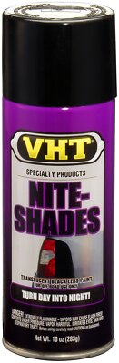 VHT Nite Shades Spray Paint Black High Temp Tail Light Lens Coating 10 Oz