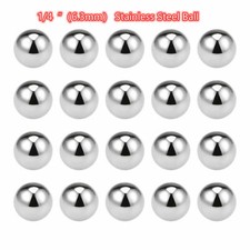 304 Stainless Steel Ball 1/4" 6.35mm High Precision Bearing Balls Smooth Ball