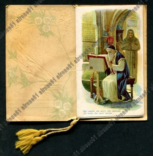 CALENDARIETTO 1921 MEFISTOFELE - OPERA MUSICA LIRICA old pocket calendar OTTIMO - Picture 4 of 10