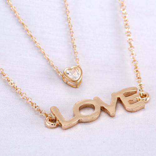 layer Necklace Pendant Gift 