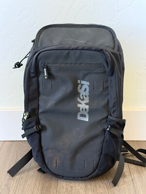 DeKasi GoPro Seeker Weatherproof Backpack-Adjustable Straps Black With Green