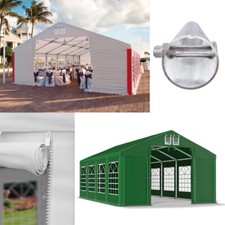Marquee durable PVC Groundbar 4x6 - 8x12m All-Year use 2 meters tall Garden tent