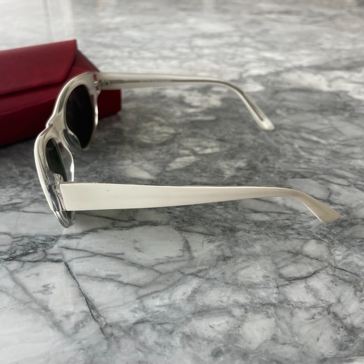 SEE Eyewear Ombre Rimmed Sunglasses with Box White | eBay display picture 1