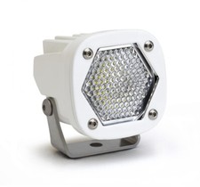 Baja Designs White S1 Work/Scene Clear Lens LED Light W/ Mounting Bracket