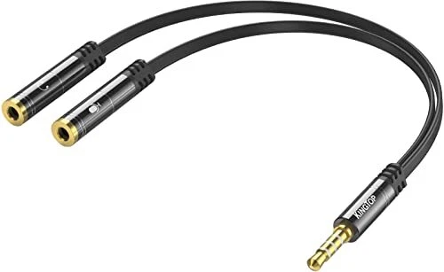 Microphone and Headphone Audio Jack Splitter