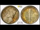 STUNNING LUSTERFUL PCGS MS66FB 1940 SILVER MERCURY DIME 90% SILVER BEAUTY!!