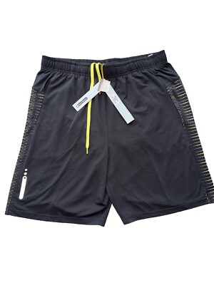 Punto Blanco Gray  Circular Vents Athletic Shorts Large Reflective 2 And 1