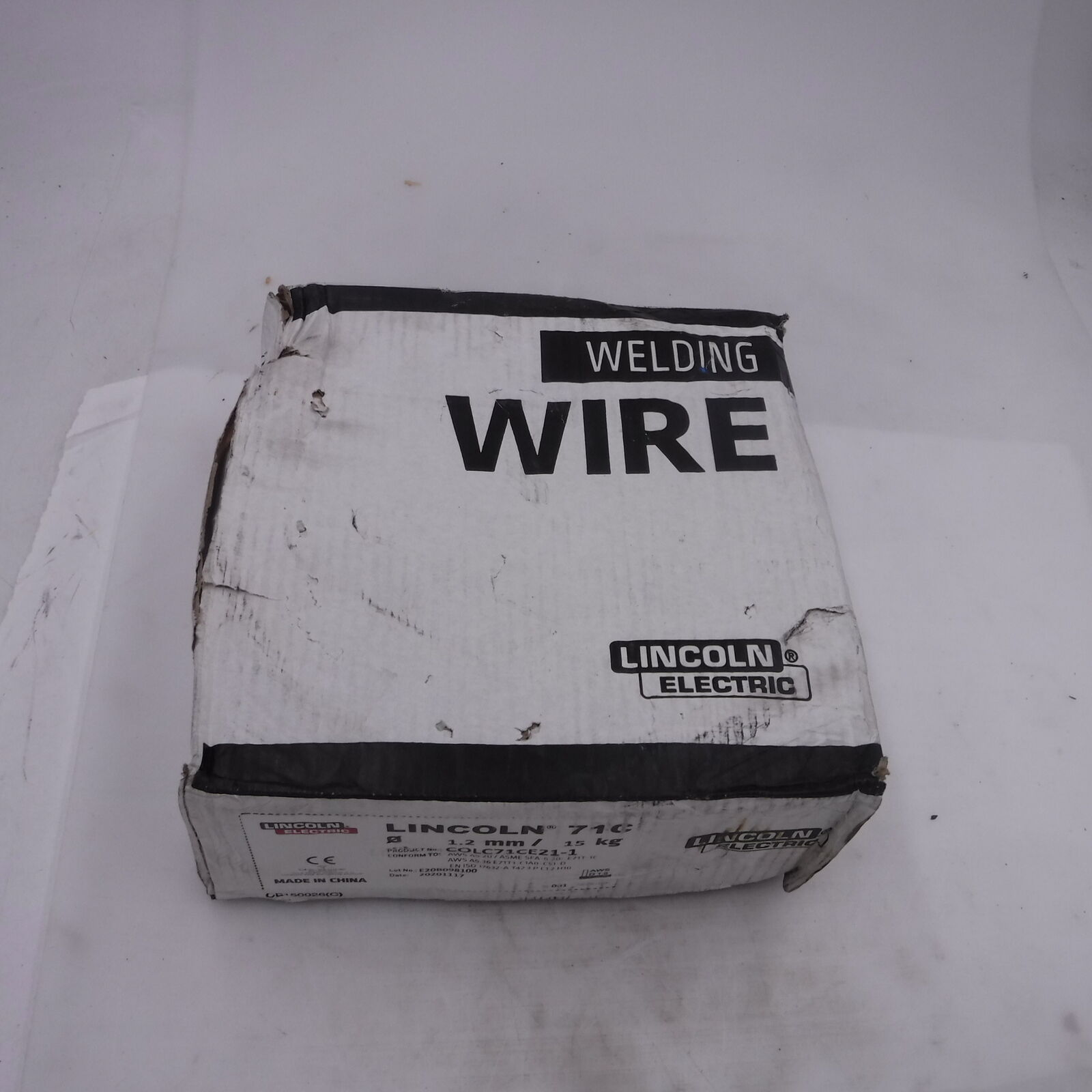 15kg (33 lbs) of Lincoln 71C CCOLC71CE21-1 Welding Wire 1.2mm .047\