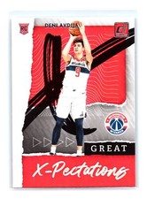 2020-21 Donruss Basketball #9 Deni Avdija Great X-Pectations Washington Wizards