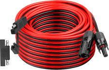 10AWG SAE to Solar Panel Connector Cable 50FT, Heavy-Duty Tinned Copper, Solar E