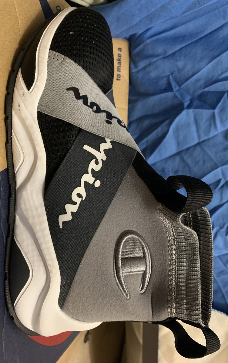 CHAMPIONS CP100165M BLACK/GRAY CANVAS RALLY CROSSOVER MENS SNEAKER SIZE US 10 CHAMPIONS CP100165M BLACK/GRAY CANVAS RALLY CROSSOVER MENS  main image 2