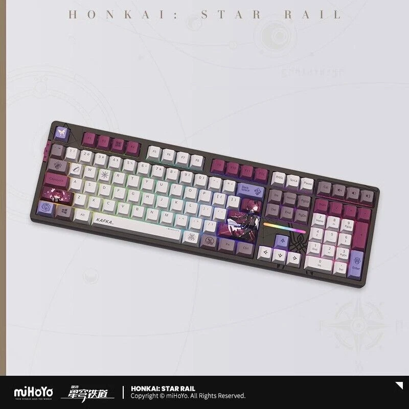 miHoYo Honkai: Star Rail Kafka Mechanical Keyboard RGB Tri Mode 108/87 Keys Gift - Image 3 of 4