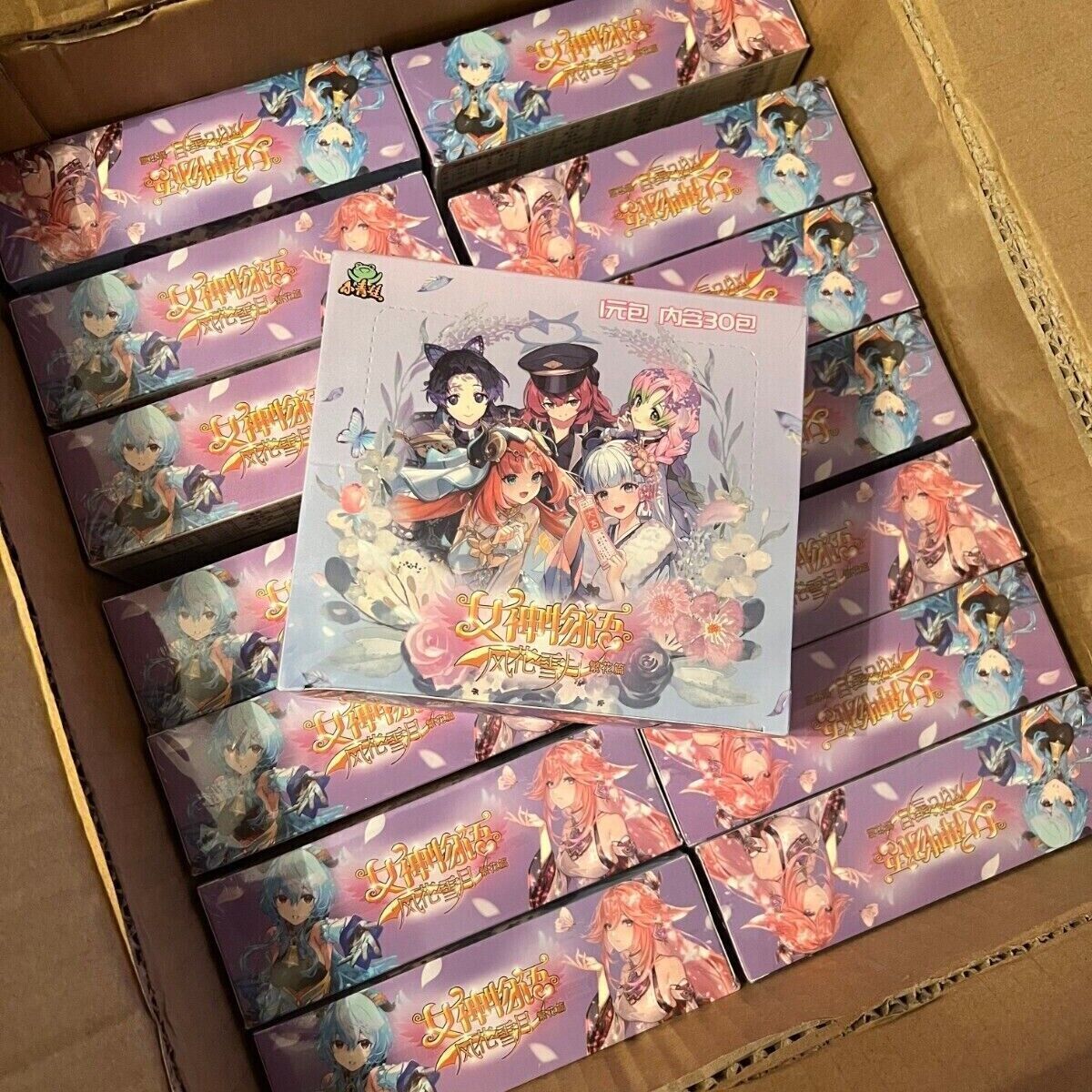 Goddess Story NS-11 Anime Waifu Doujin Cards TCG Booster Box Factory Sealed Goddess Story NS-11 Anime Waifu Doujin Cards TCG Booster Box Factory Sealed