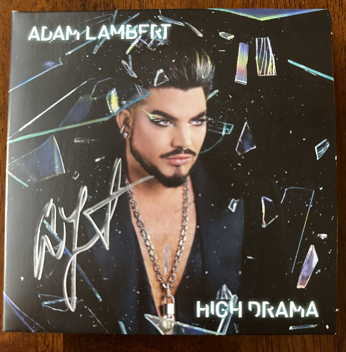 アダム・ランバート　直筆サイン入りCD　Adam Lambert Adam Lambert Autographed Signed 11x14 Custom Framed CD Photo High