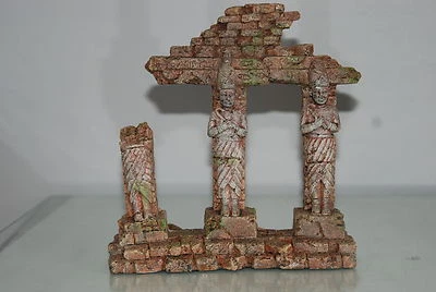 FMF Detailliertes Aquarium altägyptische Pharao Ruine Ornament 19 x 6 x 19 cm zum räumen