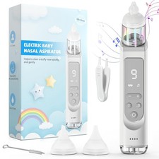 Nasal Aspirator for Baby, Infant Nose Sucker, Electric Nose Suction for Toddler