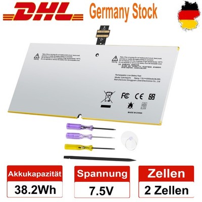 NEU AKKU Für Microsoft Surface Pro 4 1724 Replacement 5087mAh DYNR01 G3HTA027H