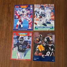 Pro Set Prestige NFL Card Lot 4 Blades Seahawks Manuel Giants Ward Steelers
