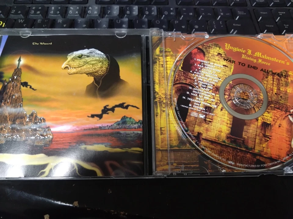 YNGWIE MALMSTEEN / WAR TO END ALL WARS+2 JAPAN CD with OBI Foto 2 de 3