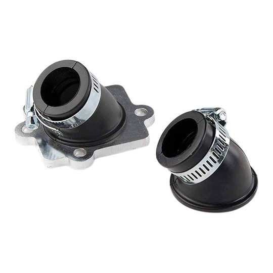 Tuyau d'admission réglable Tun'R pour scooter Nitro et Aerox en aluminium noir