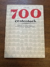 700 Centenboek Van De Stad Amsterdam Rare Vintage Art Book, Photography, Street