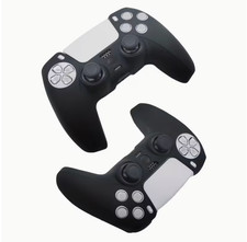 Image of Game Controller Grip + Thumbstick Cap Set – Compatible with PS5 Controllers