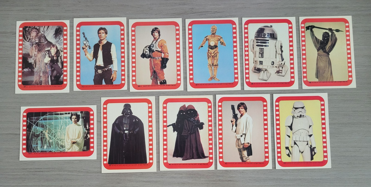 1977年 スターウォーズ　シールセット 1977年 スターウォーズ シールセット 1977 Topps Star Wars